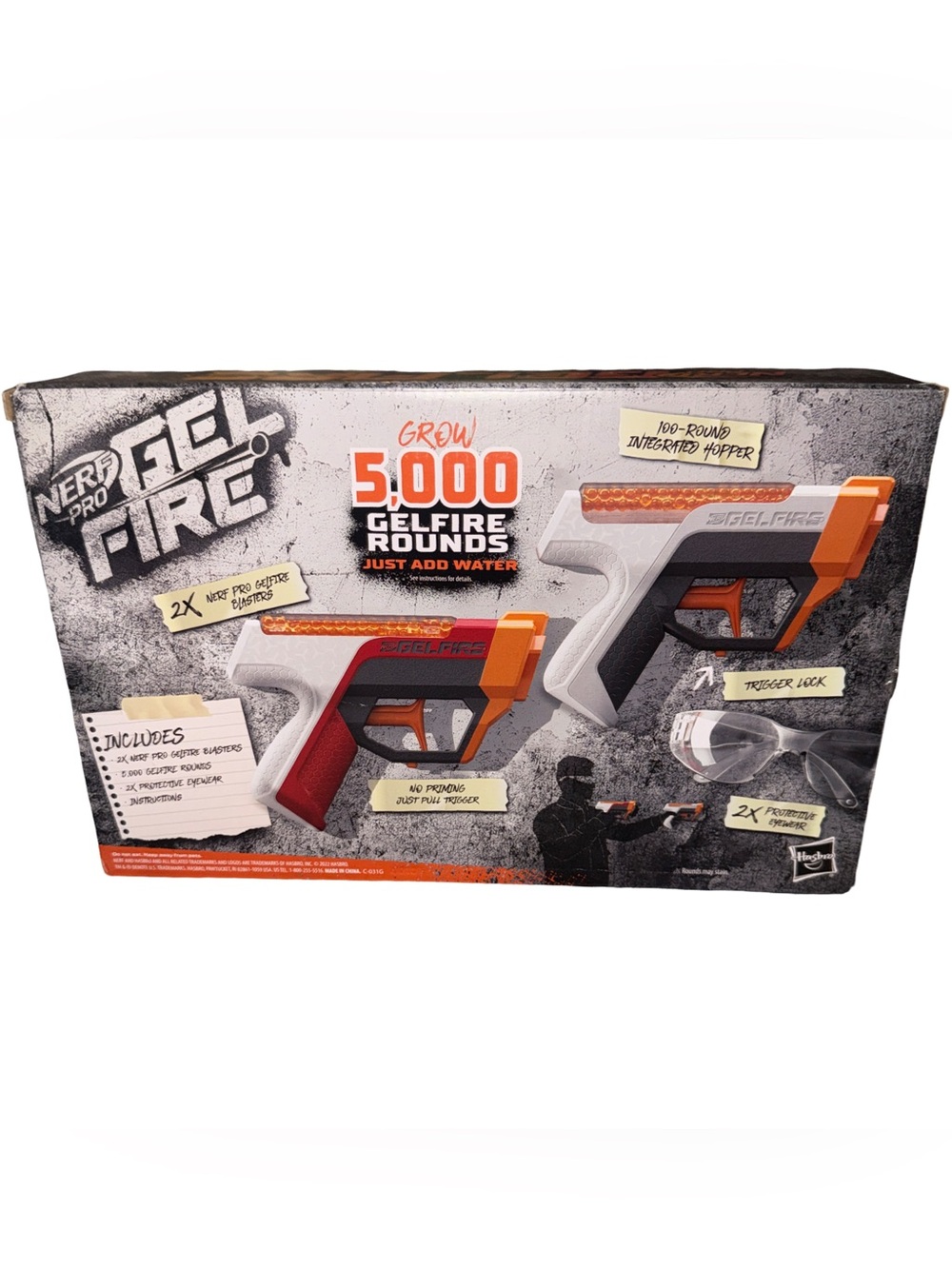 Nerf Pro Gelfire Dual Wield Pack
Two Person Play Set
Ages 14+
New in Box